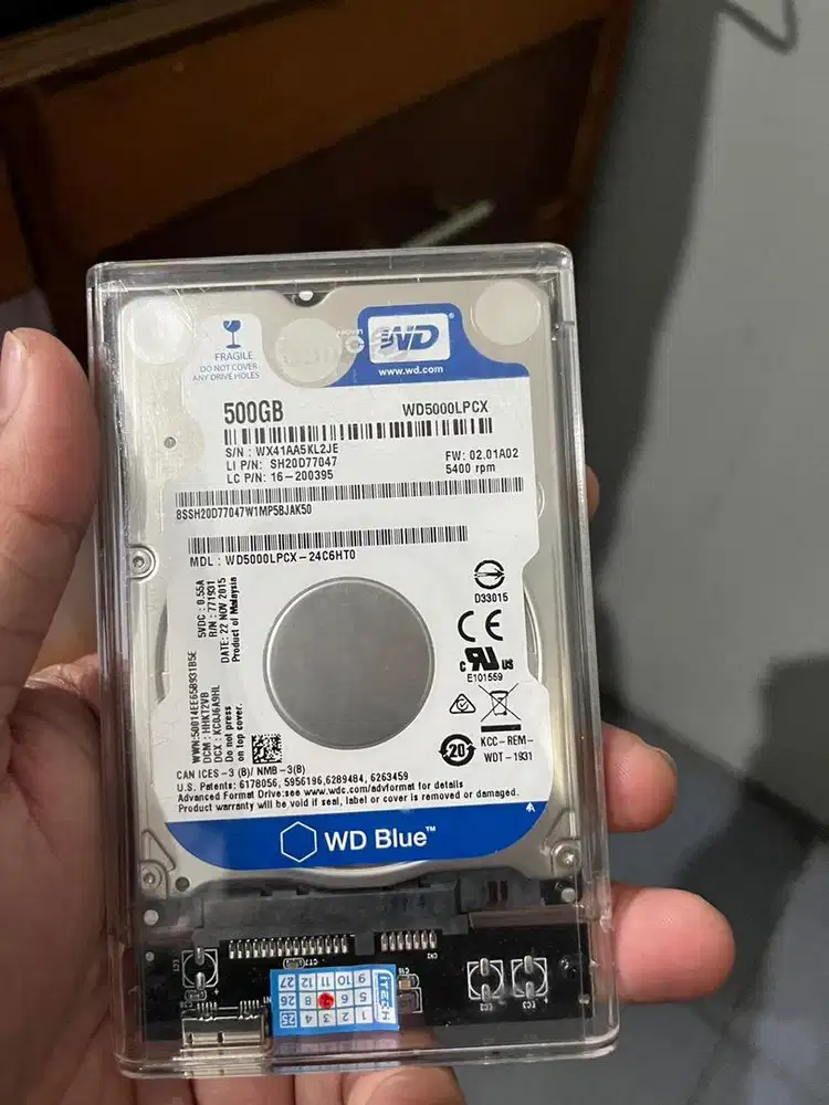 Hardisk external 500gb sentinel 100/100