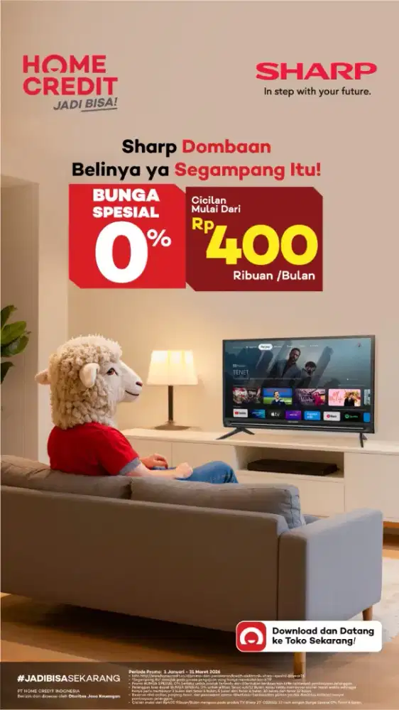 CICILAN RINGAN TV TANPA DP