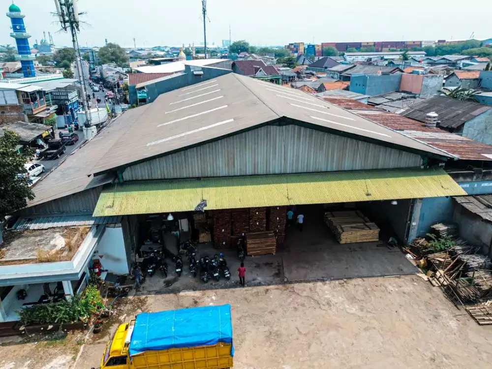 DIJUAL GUDANG JALAN TIPAR CAKUNG HANYA 600 METER DARI SEDAYU CITY