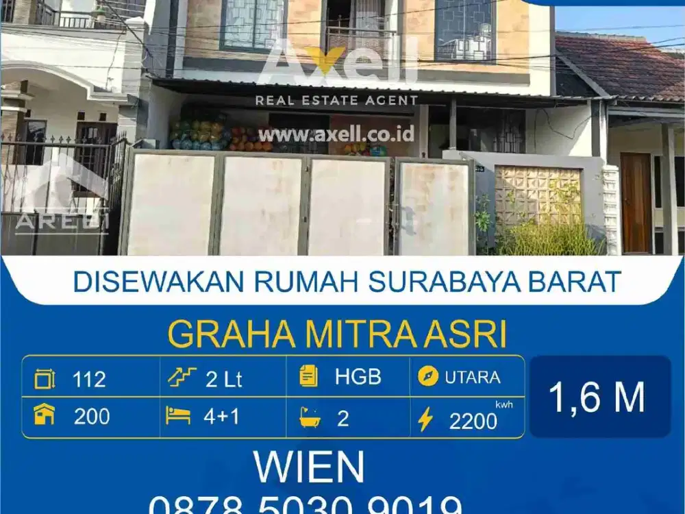 Rumah Graha Mitra Asri Dijual