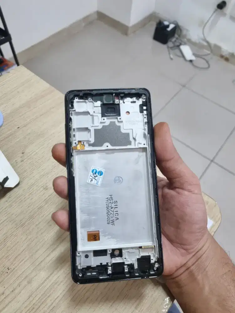 Lcd + Touchscreen samsung a72 4G incell plus frame silica