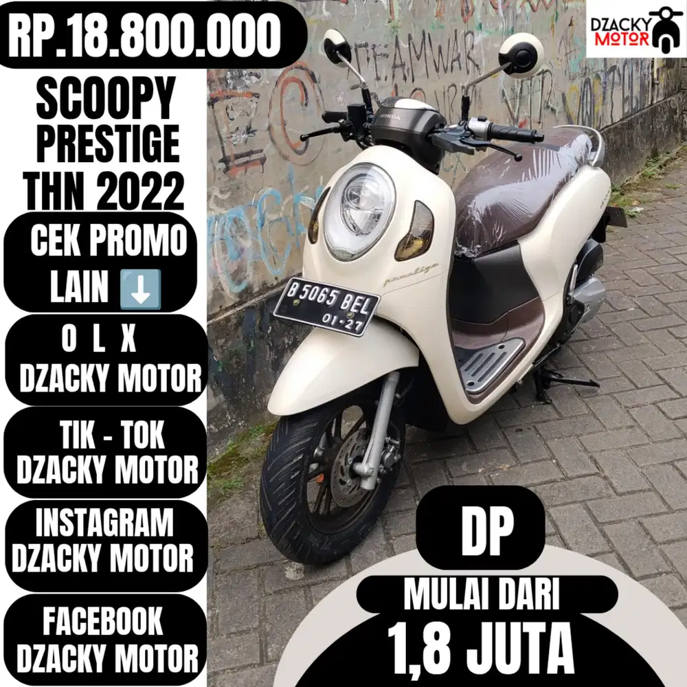 SCOOPY PRESTIGE 2022 SECOND LIKE NEW