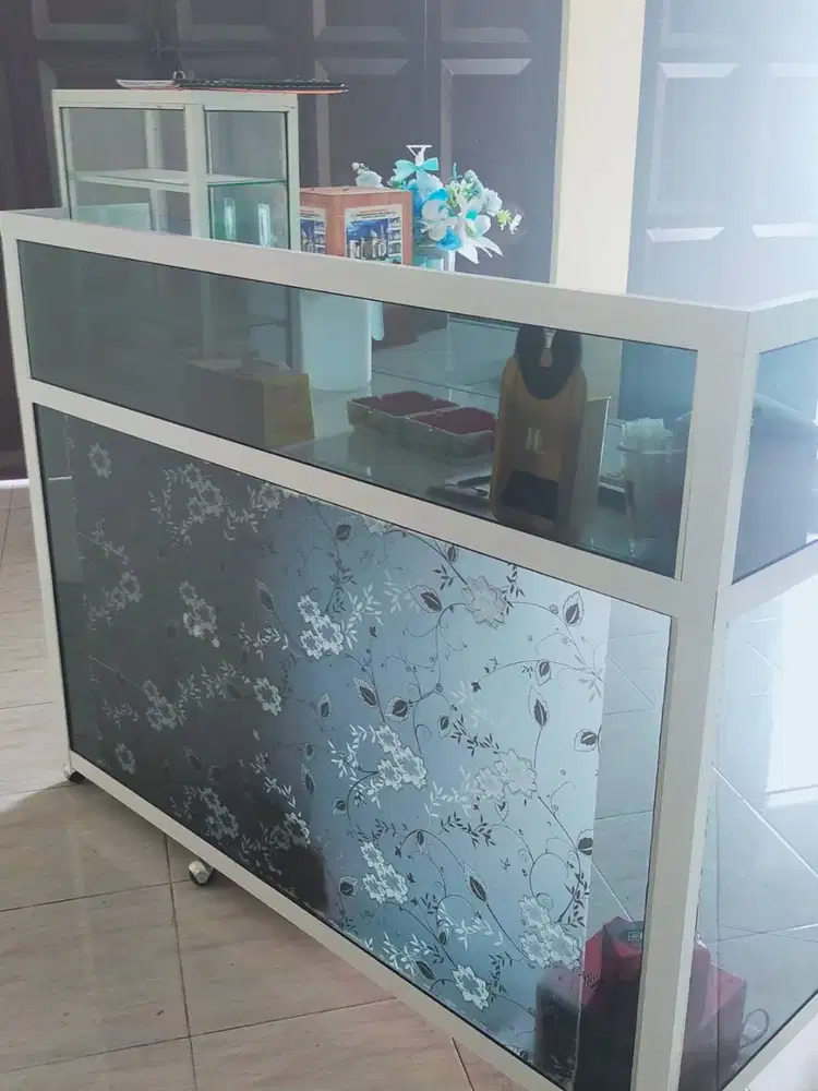 MEJA KASIR kaca