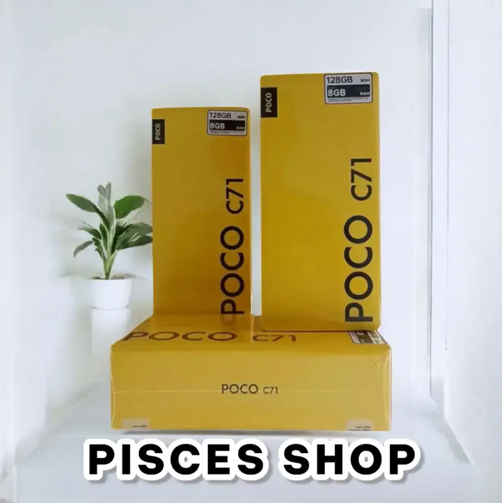 POCO C71 RAM 4/128 NEW Segel Garansi Resmi 1 Tahun