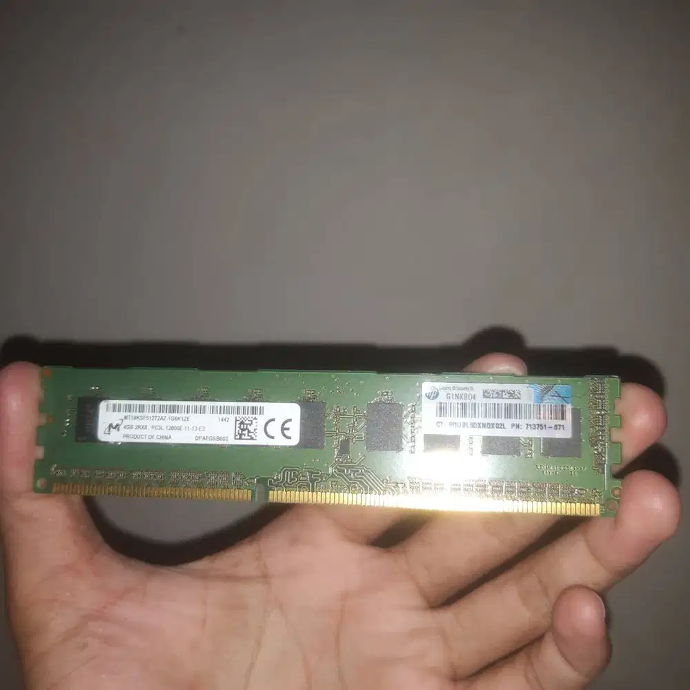 RAM MICRON 4GB DDR3L