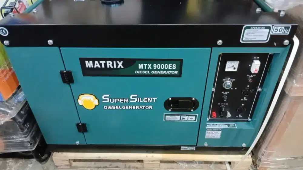 Genset Super Silent Matrix Diesel Solar MTX 90000 ES - 8500Watt
