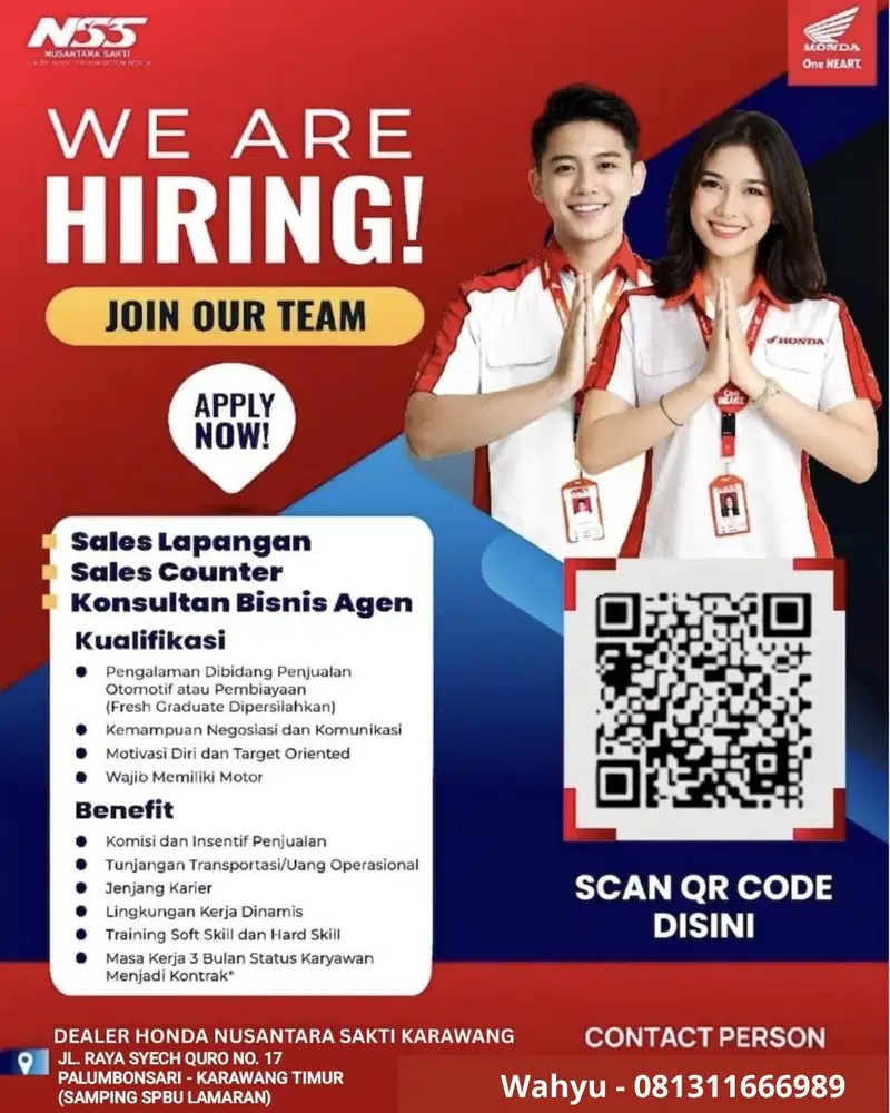 Sales dealer honda
