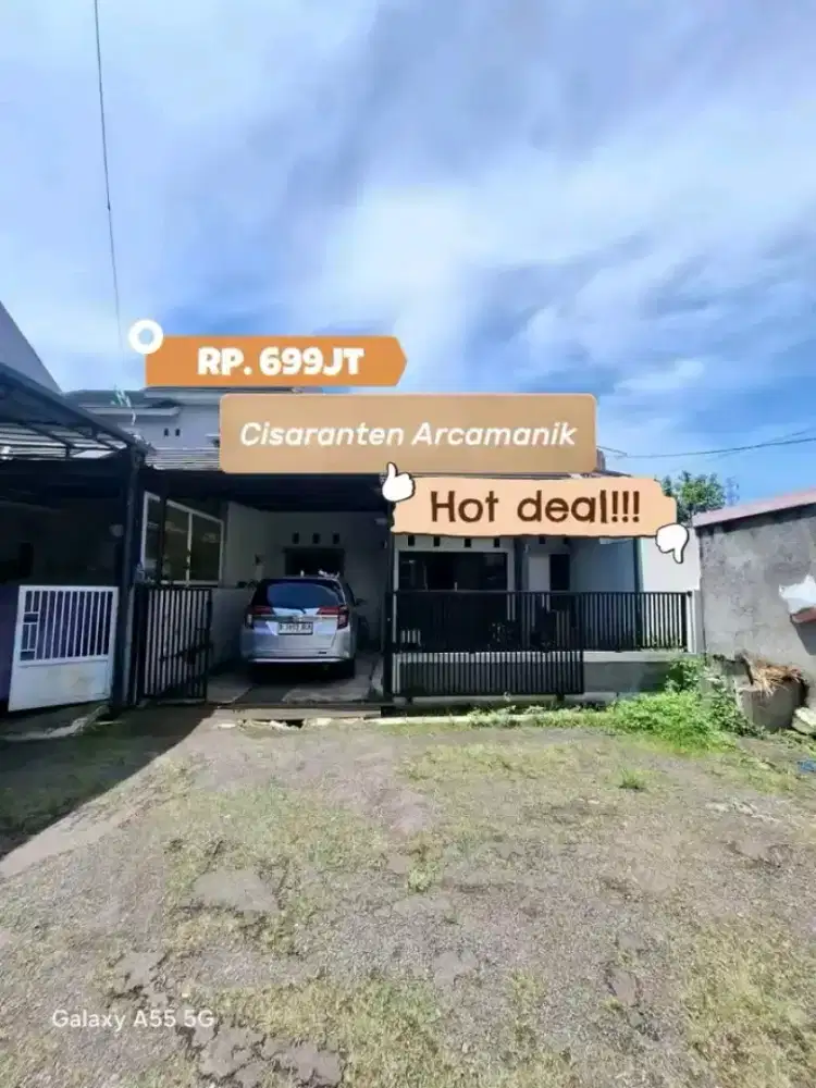 Murahh...Rumah di cisaranten dengan luas tanah 105 hanya 600Jtaan