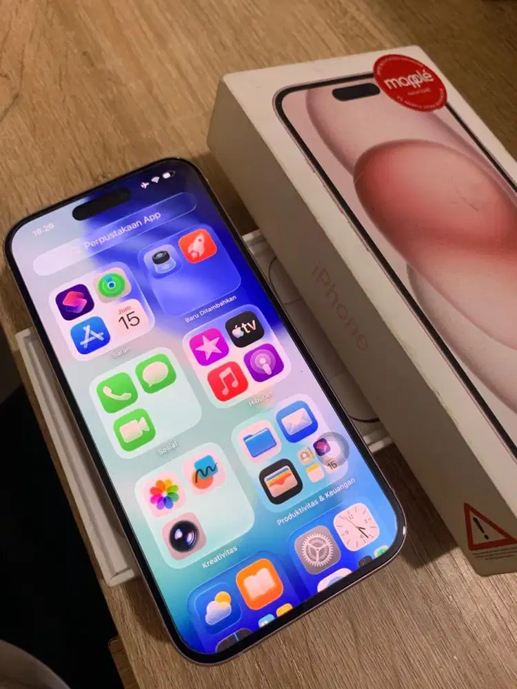 IPHONE 15 128GB RESMI GARANSI ON 2027
