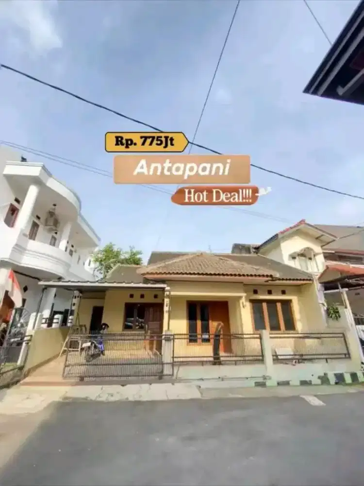 Dijual Murahh!!! Rumah di antapani hanya 700Jtan