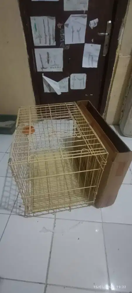 Kandang beli lipat uk 50x40x50