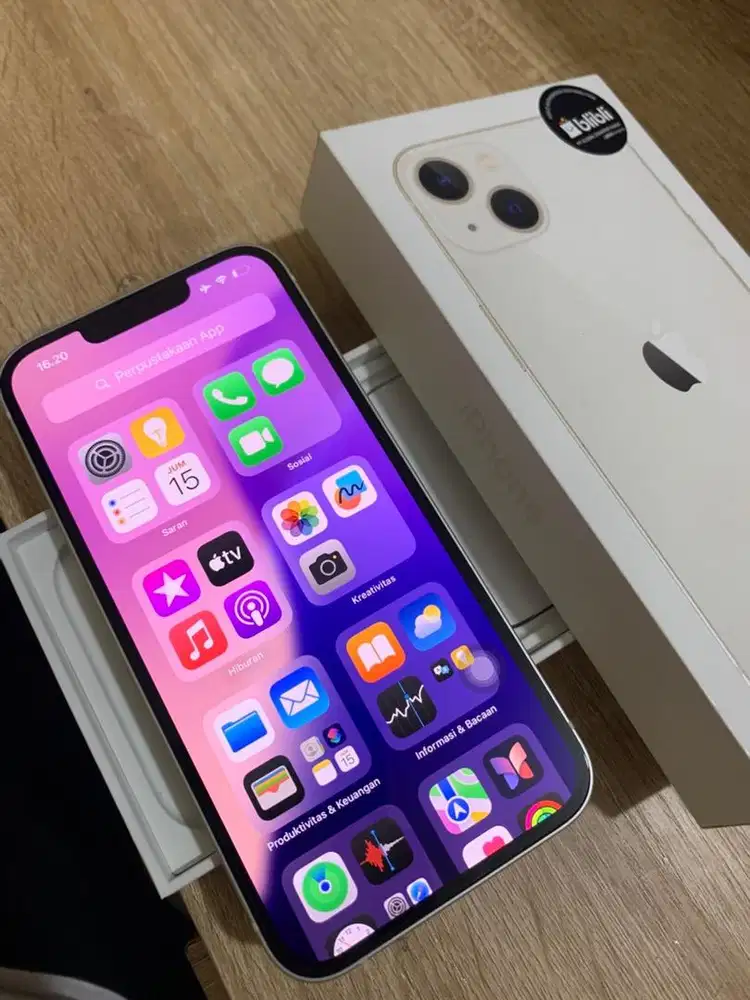 IPHONE 13 128GB IBOX GARANSI ON FULL ORIGINAL