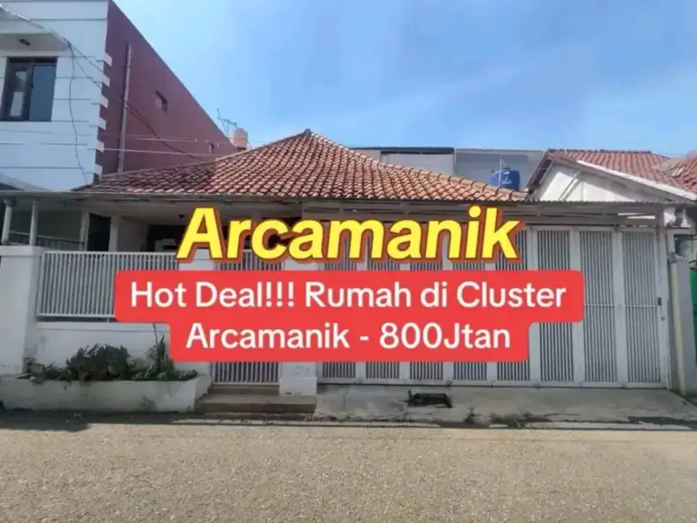 Murahh...Rumah di Arcamanik dengan luas tanah 130 hanya 800Jtan