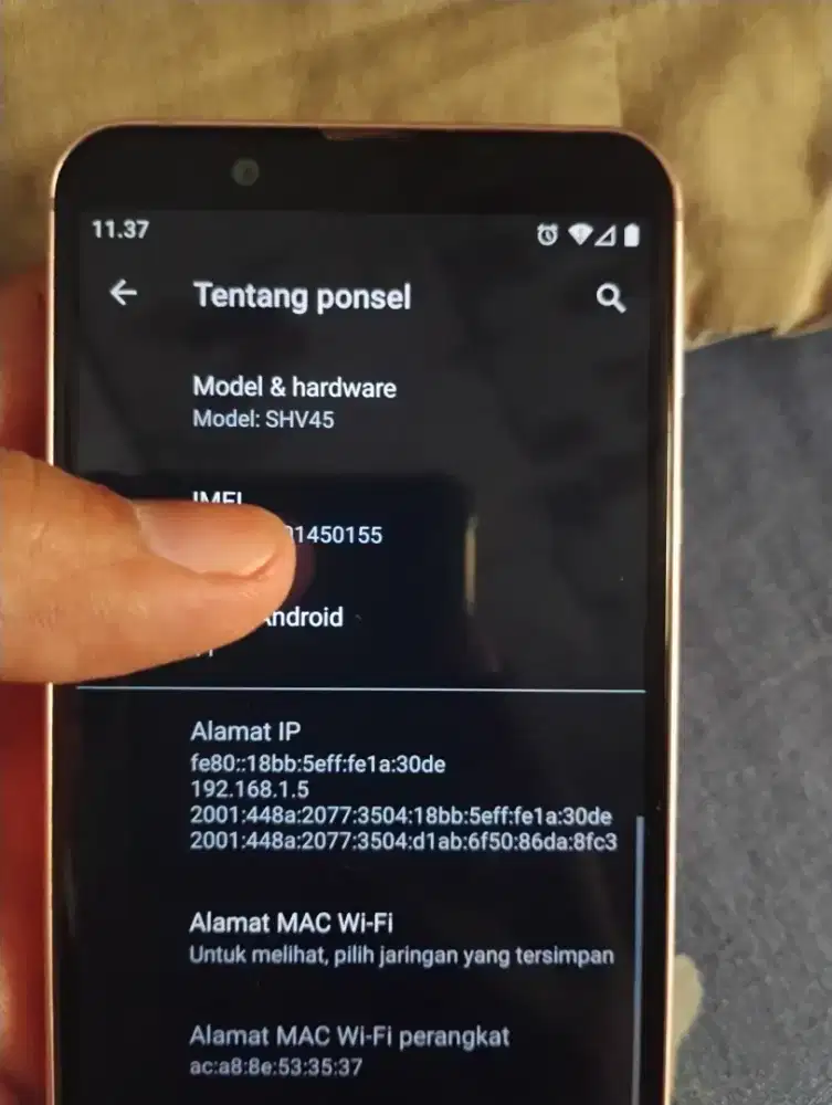 Sharp aquos sense 3 lite