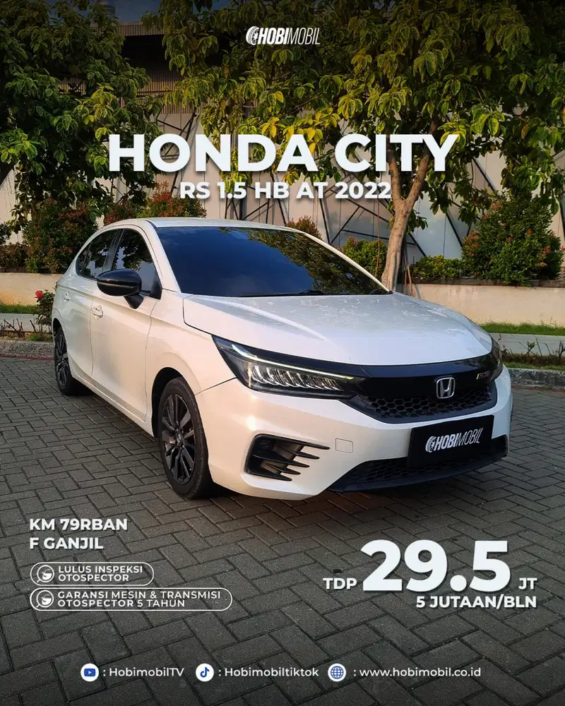 City RS 1.5 Hatchback AT Thn 2022