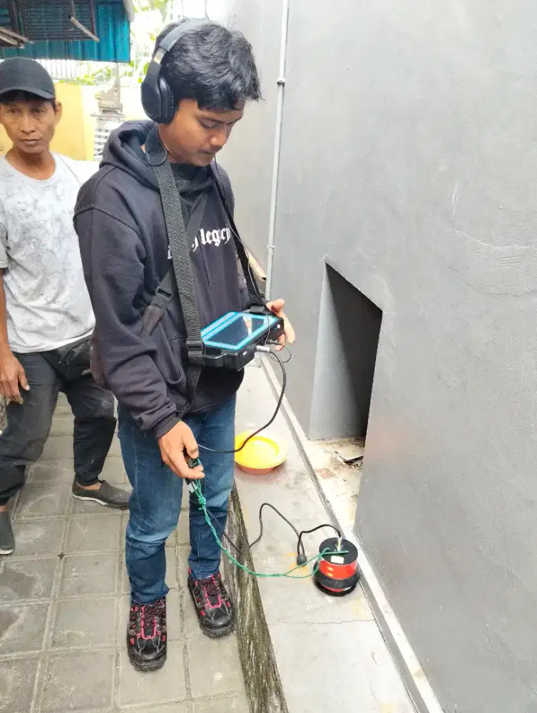 Deteksi pipa bocor cari kebocoran service bocor perbaikan bocor