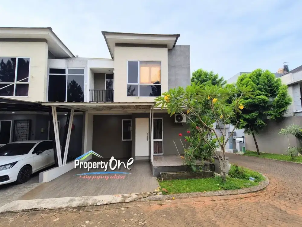 Jual Rumah Hook di Serpong Jaya Dekat Akses Tol BSD, Stasiun KRL Rawa Buntu, AEON, Rumah Sakit dan Sekolah