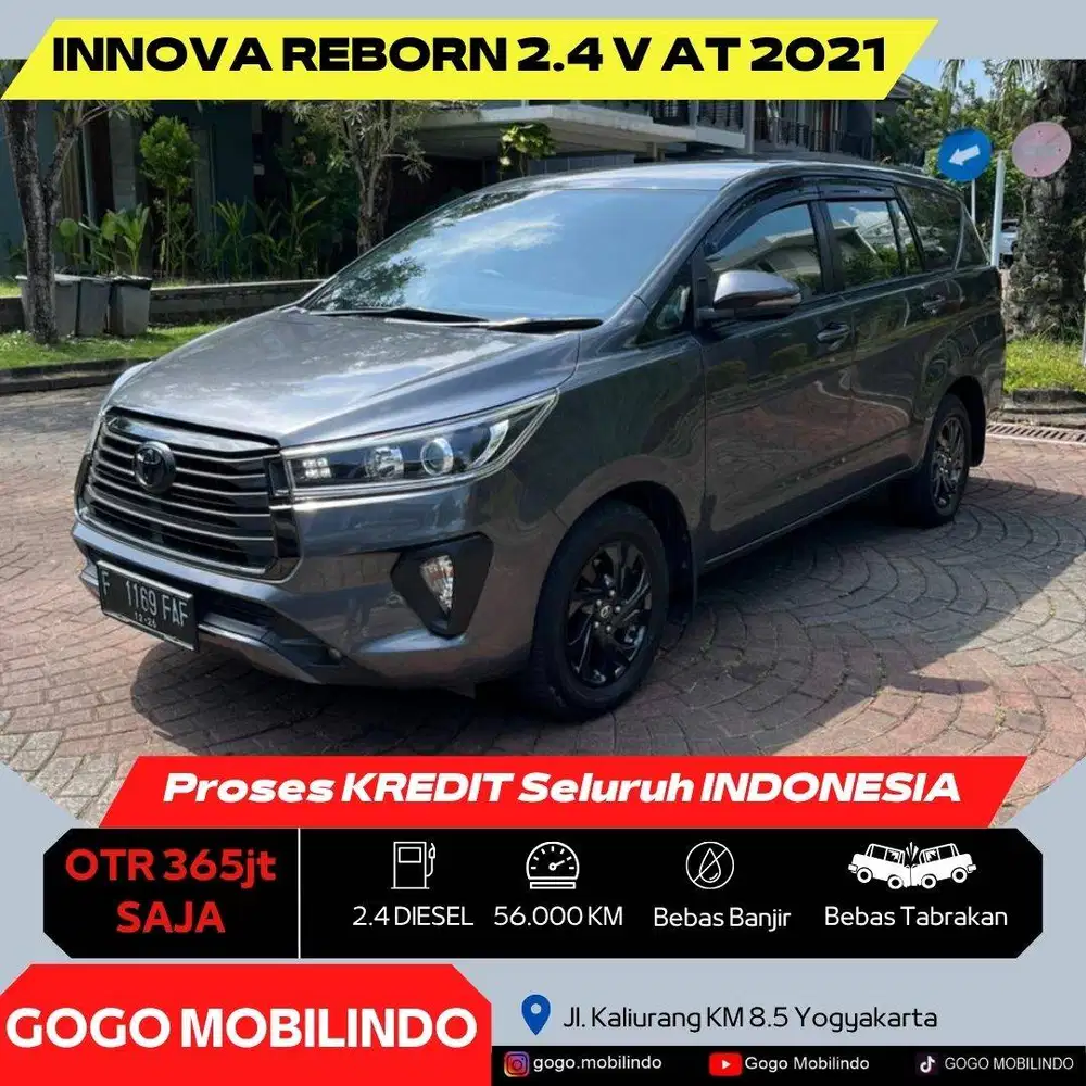 Toyota Innova Reborn V Matic 2021 ORISINIL DP Minim Kredit Murah