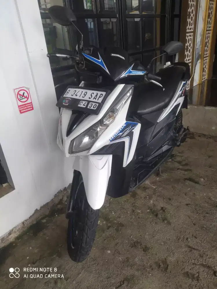 HONDA VARIO TECHNO KARBU TH 2011 STARTER HIDUP BODY MESIN MULUS