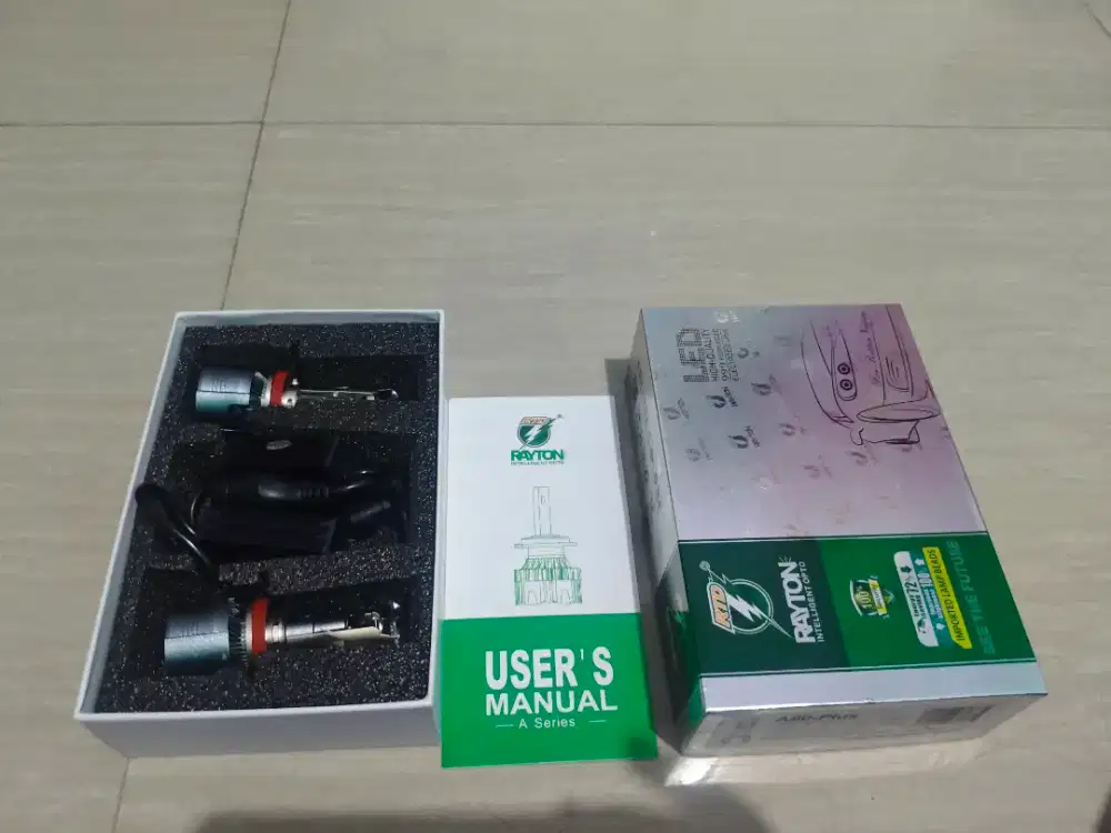 Lampu Mobil H11 RTD A80 Plus satu warna putih