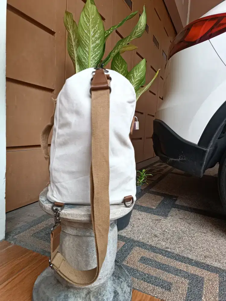 Tas Fashion Kanvas Serut