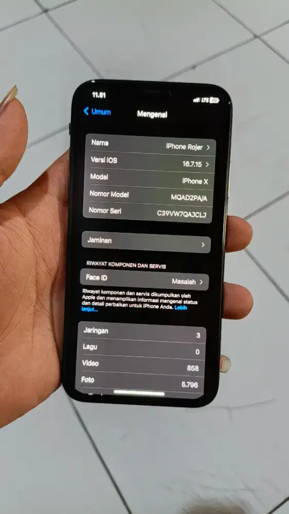 iphone X ibox 64gb Normal (Minus Baca Desk)