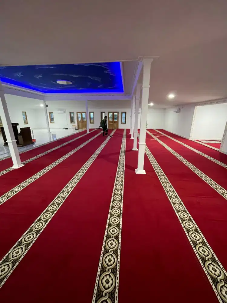Karpet Masjid Murah Tipe Aladdin Palace (5 mm) Lokal | Free Pemasangan