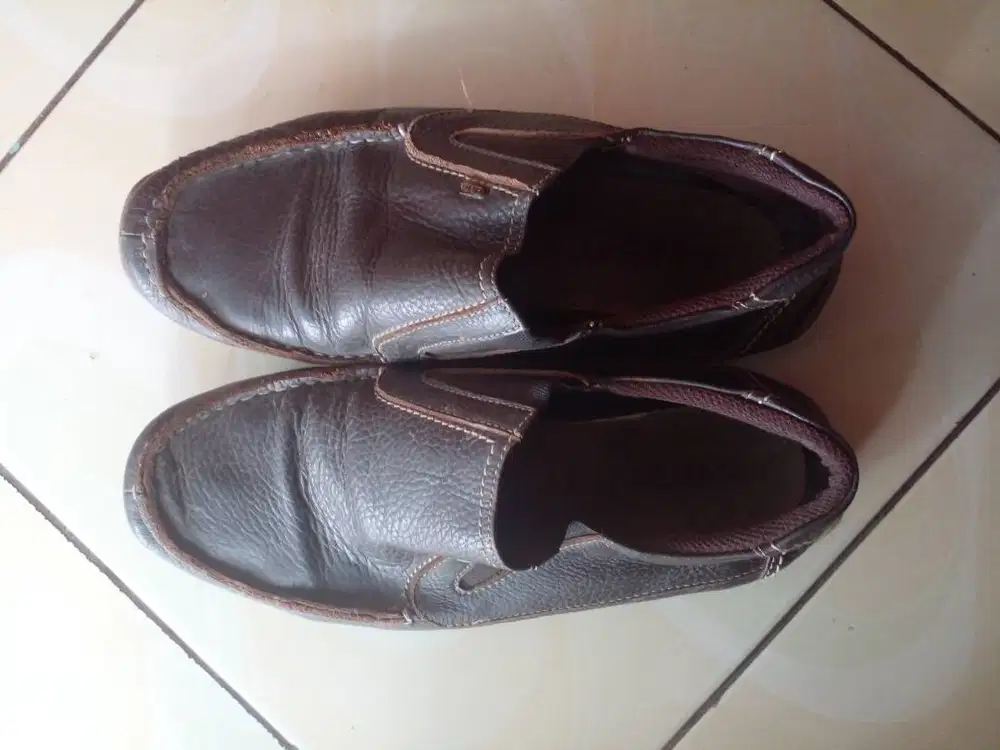 Sepatu Pria Zeintin Kulit Slip On Size 41 Prelove - Murah