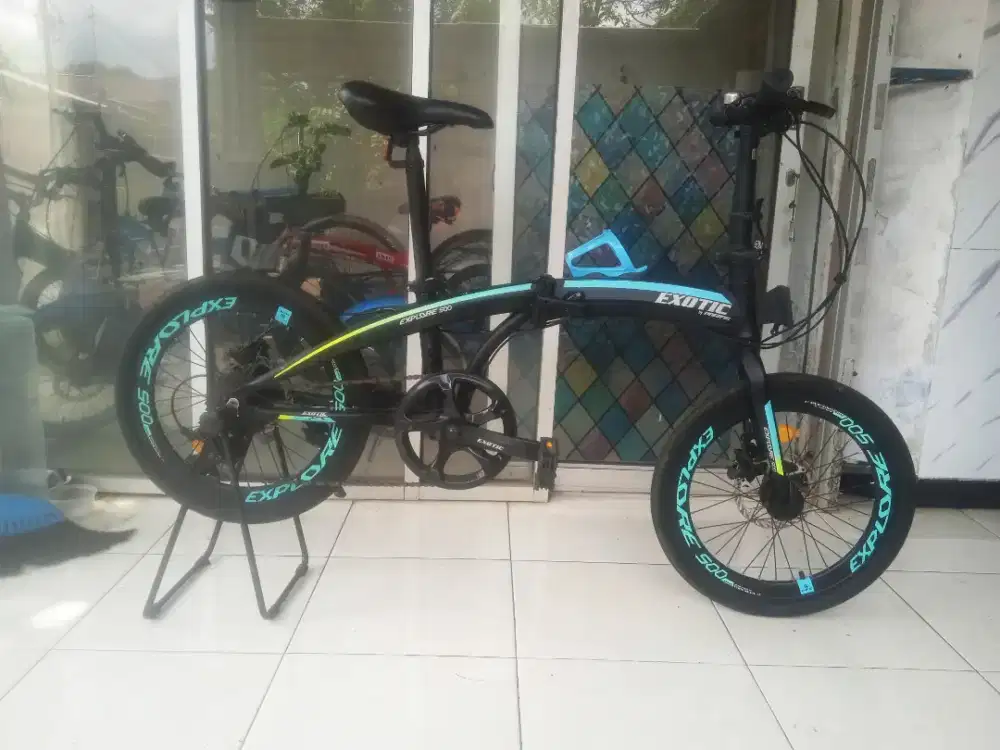 Sepeda lipat exotic explore hidrolic alloy
