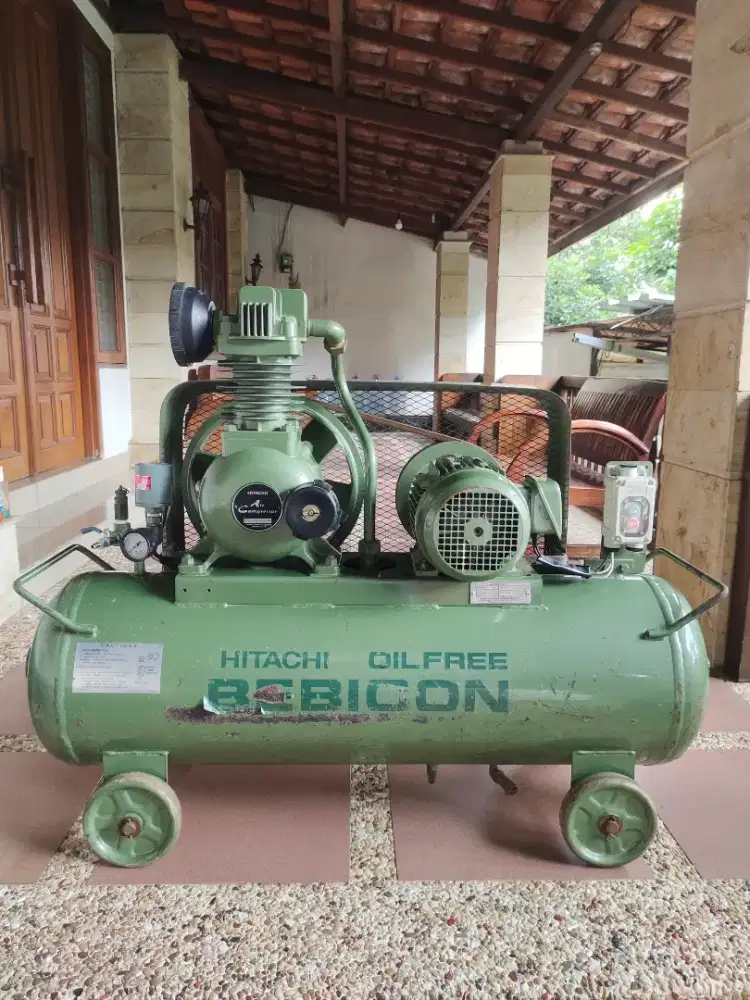 KOMPRESOR HITACHI OIL FREE BEBICON 1.50P-9.5G5A (2HP 3PHASE)