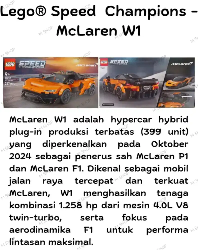 Lego Speed Champions (BARU)