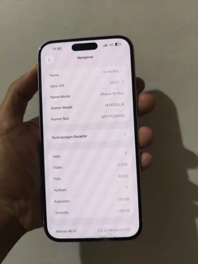 Iphone 15 Plus 128GB