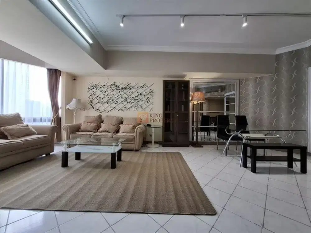 2BR Condo Taman Anggrek City View Furnished Lengkap – Strategis Podomoro City