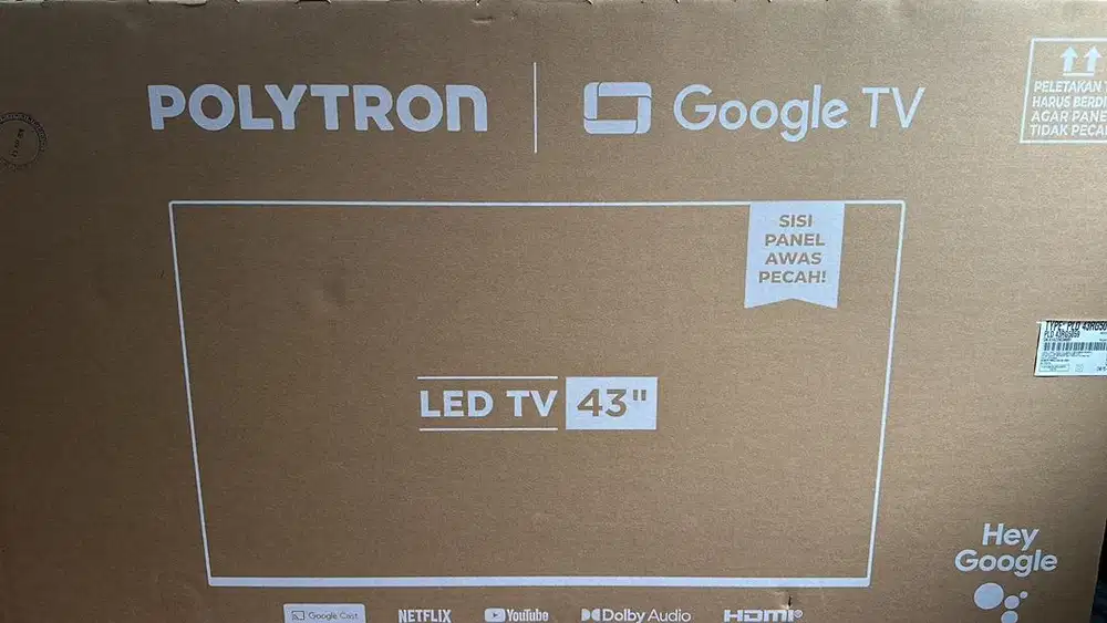 BARU dan SEGEL! Polytron PLD 43RG5059 smart TV. FREE ONGKIR/SIAP ANTAR