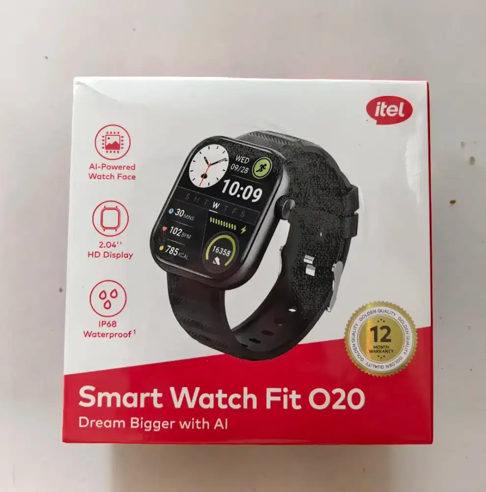 smartwatch itel 020 black