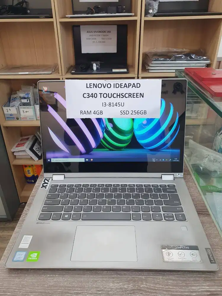 LENOVO IDEAPAD C340 TOUCHSCREEN 360 I3-8145U RAM 4GB SSD 256GB