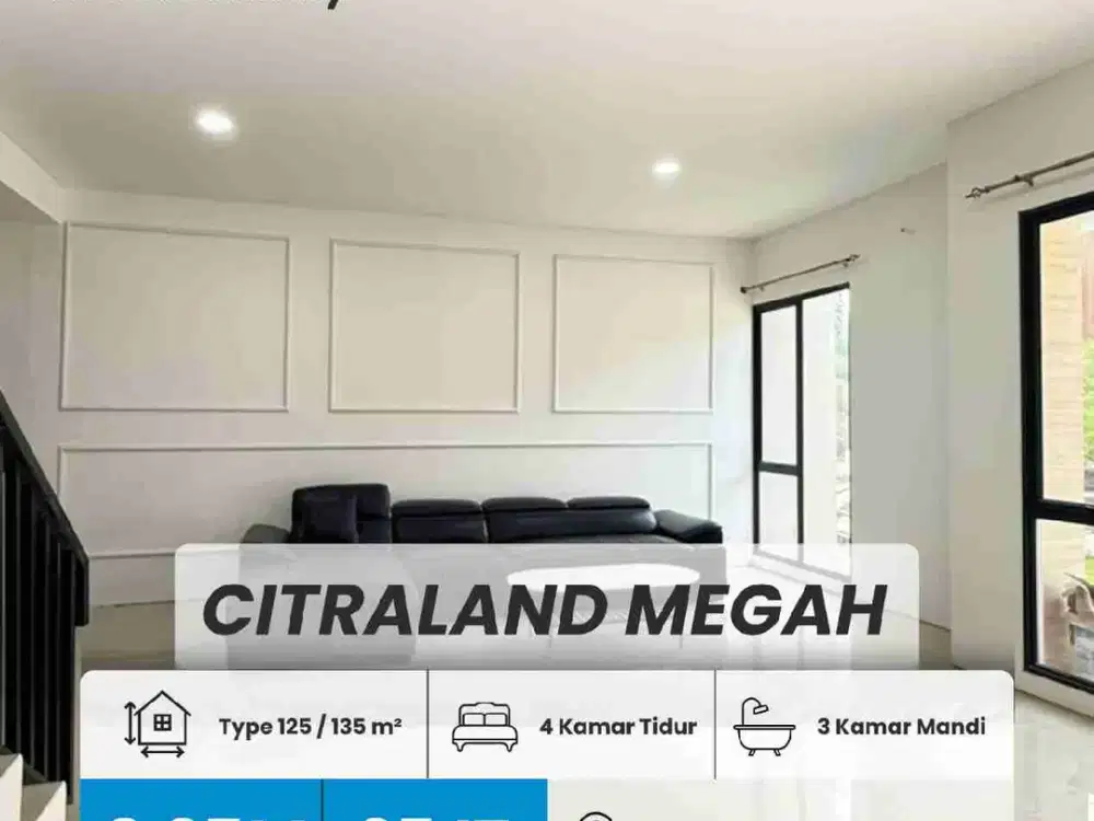 DIJUAL RUMAH MEWAH CITRALAND MEGAH, BATAM