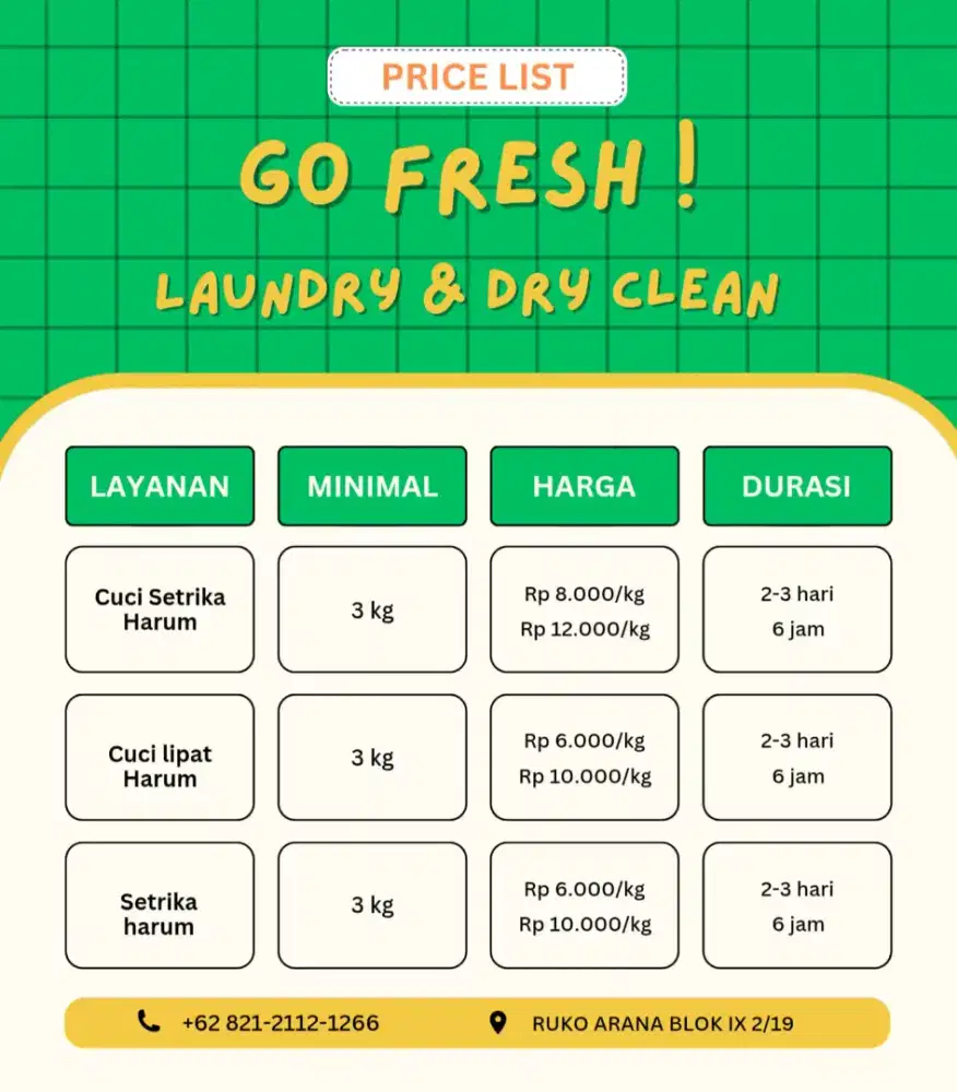 Kurir Laundry serabutan