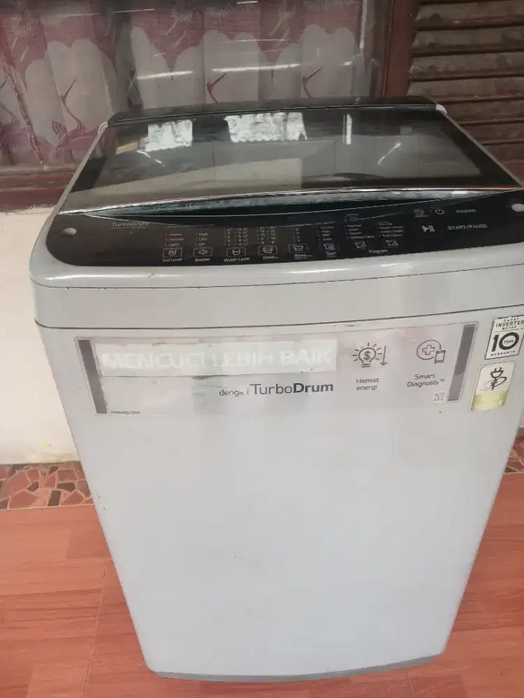 Mesin cuci top loading LG digital inverter 8 kg