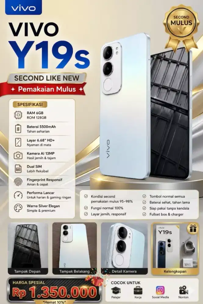 VIVO Y19S 6/128 GB