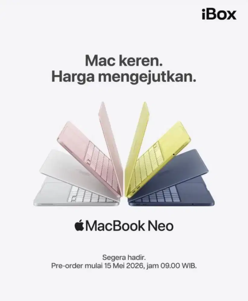 PREORDER MACBOOK NEO CICILAN NON CC FREE 2x Angsuran