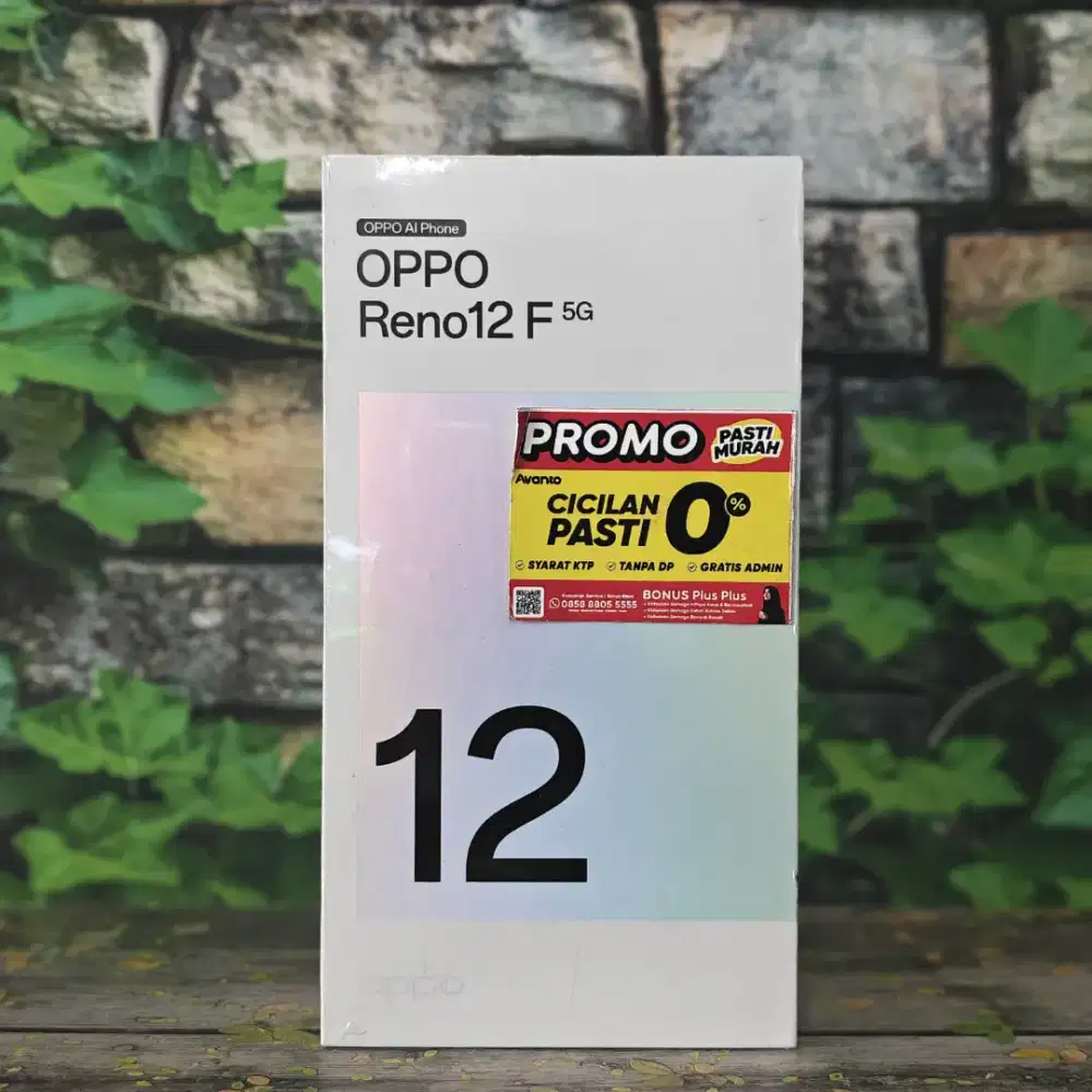 OPPO RENO 12F RAM 12/512 GARANSI RESMI, SEGEL, NEW BOX