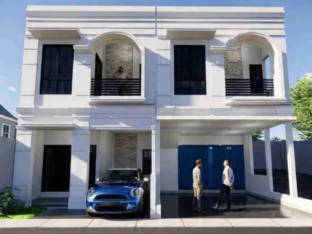 Rumah 2 Lantai di jakarta timur ,Gaya classic meditranium mewah exclusive ,terlaris di jakarta timur .