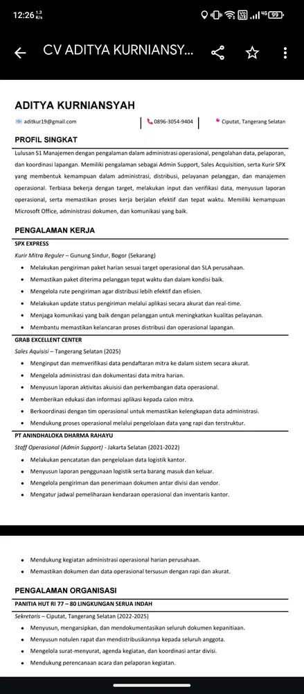 Mencari Pekerjaan