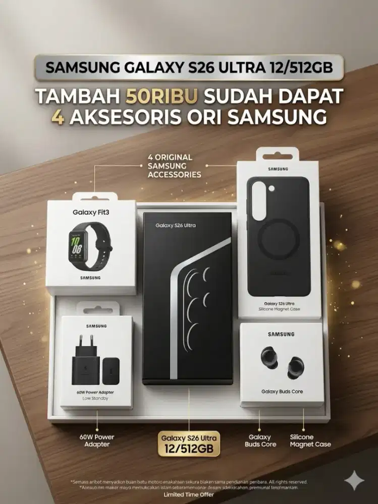 Modal KTP bisa bawa samsung s26 ultra 12/512 tanpa DP tanpa Admin