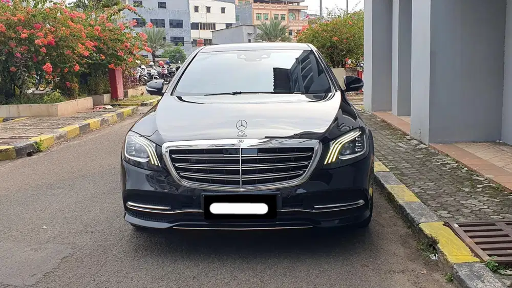 Km 40rb mercedes benz mercy s450l 2018 hitam
