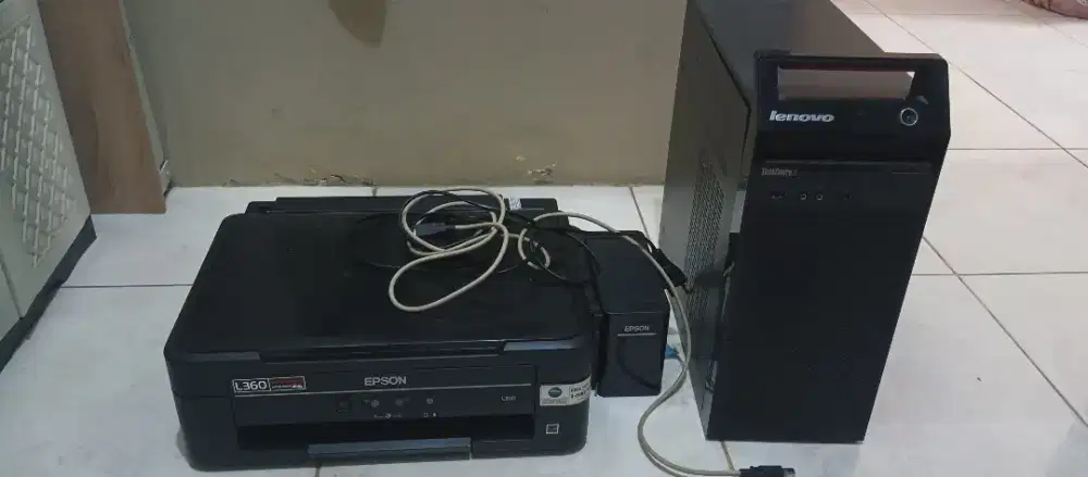Dijual Printer Epson L360 dan PC