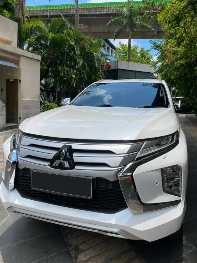 Pajero Sport Dakar Ultimate 4x4 Diesel Putih KM 60rb Pajak Panjang