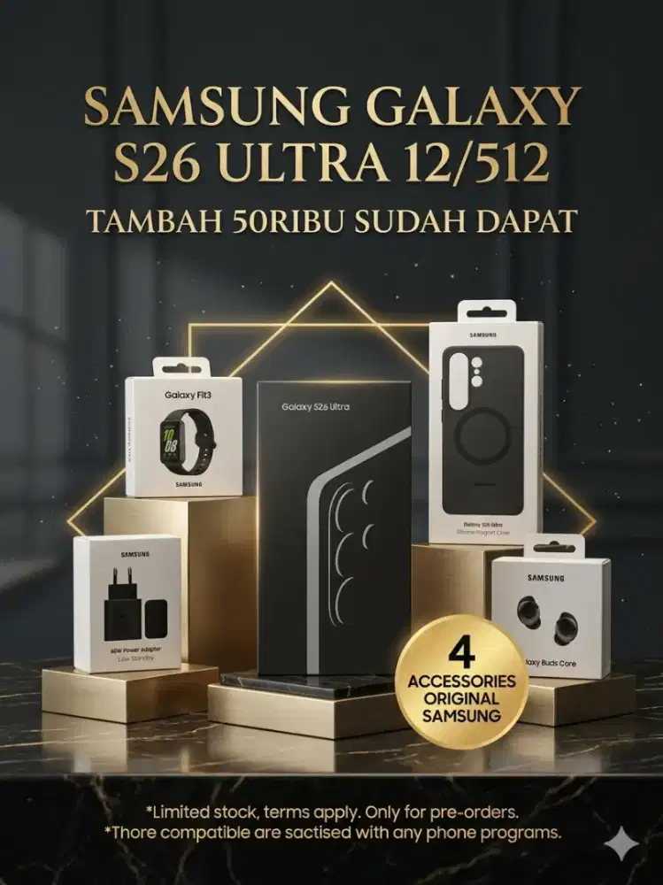 Promo ambyar modal KTP bisa bawa samsung S26 ultra tanpa DP tanpa admi