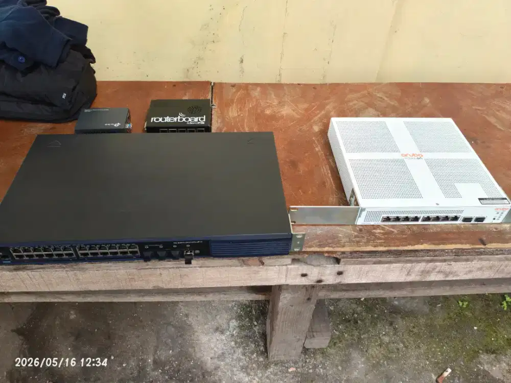 Ruijie & Aruba Untuk Server